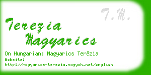 terezia magyarics business card