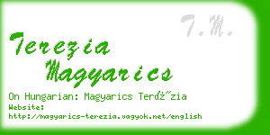 terezia magyarics business card